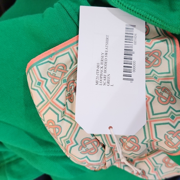 Scarf Hooded Sweatshirt Casablanca L International - Picture 3 of 4